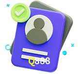 Tornar-se um membro do Q888 é muito simples