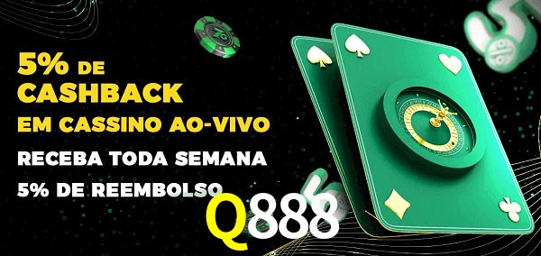 Promoções do cassino ao Vivo Q888
